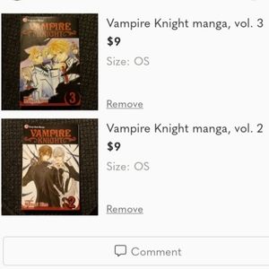 Vampire Knight manga, vol. 2 & 3
